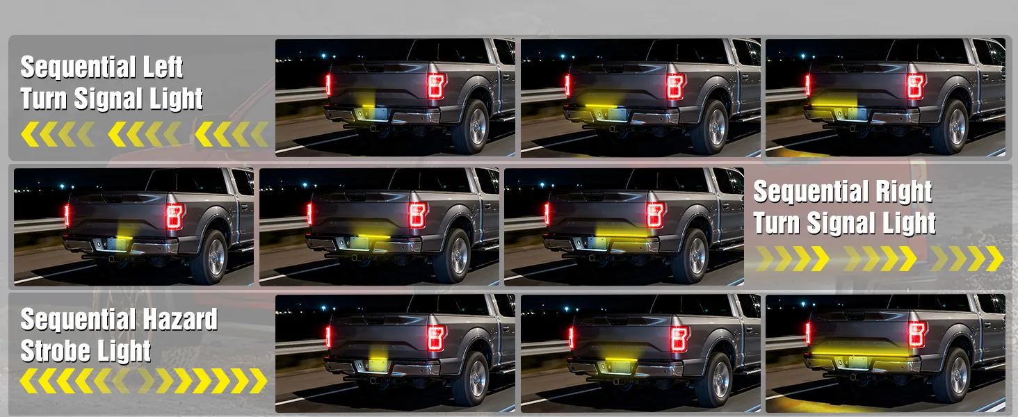48inch truck tailgate light strip triple row 360led 48inch truck tailgate light strip triple row 360led