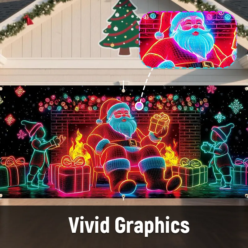 Vivid Christmas graphics