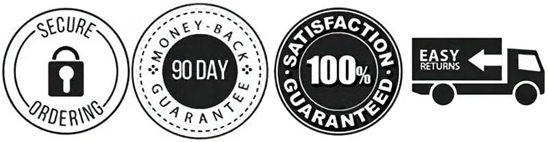 Shopping guarantee and secure checkout information