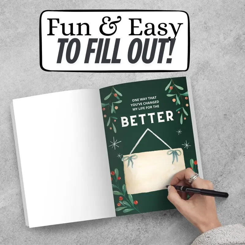 Personalized fill-in love book gift